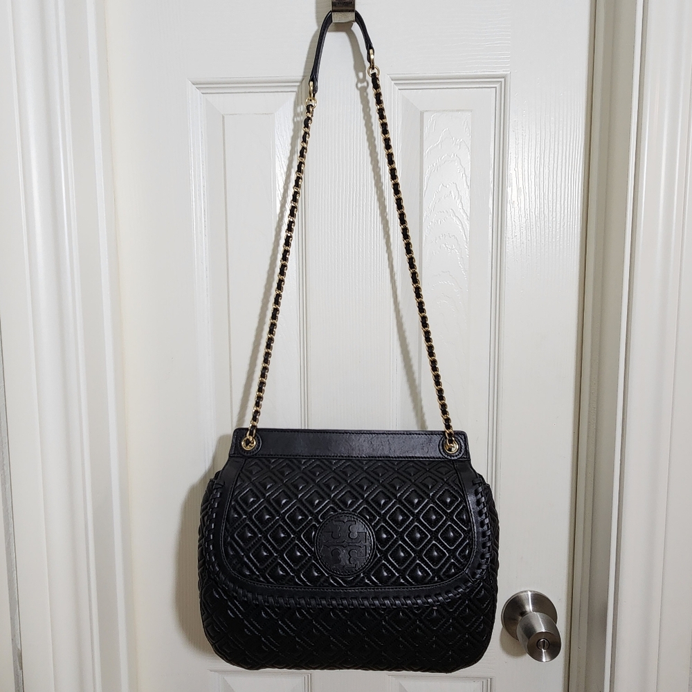 Tory Burch 'Marion' Quilted Convertible Shoulder Bag - Picture 2 of 11